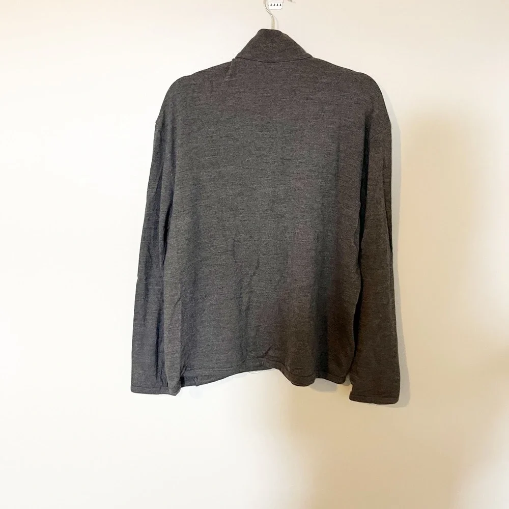 Icebreaker sport 320 gray 1/4 zip‎ pullover men's X-Large
